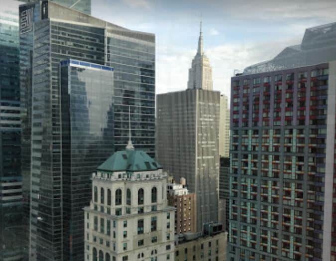 40‑story EY building project applying protective window films to 134,000 square feet of glass