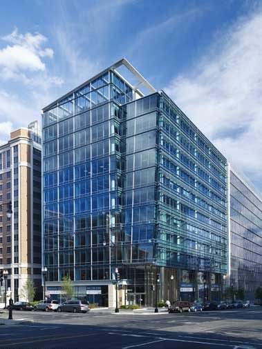CWS 1050 K Street NW decorative film installation project